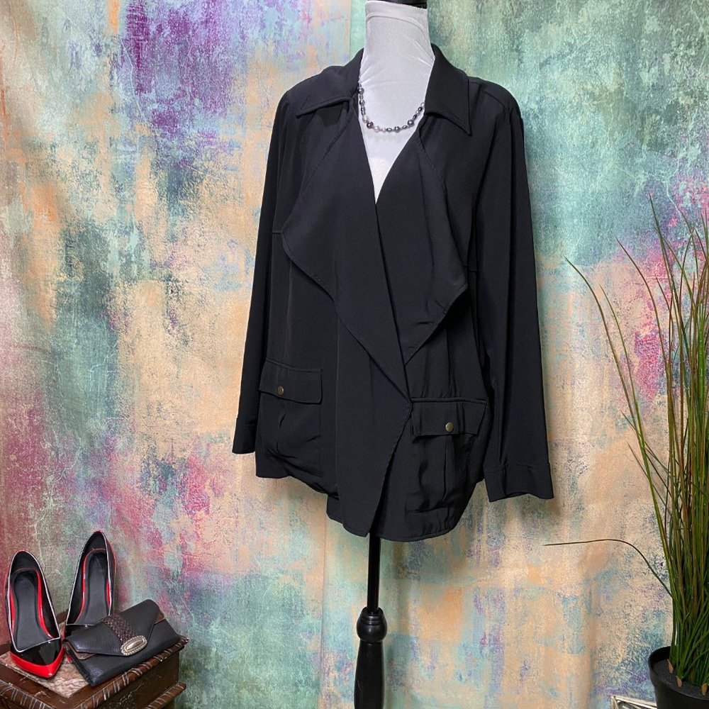 📌Ny Collection Woman stylish draped front Blazer